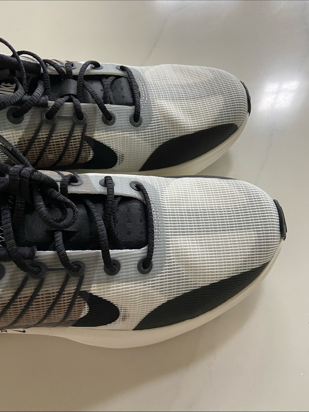 Nike Men’s Black, White and Gray Athletic Running Shoes - Picture 10 of 16
